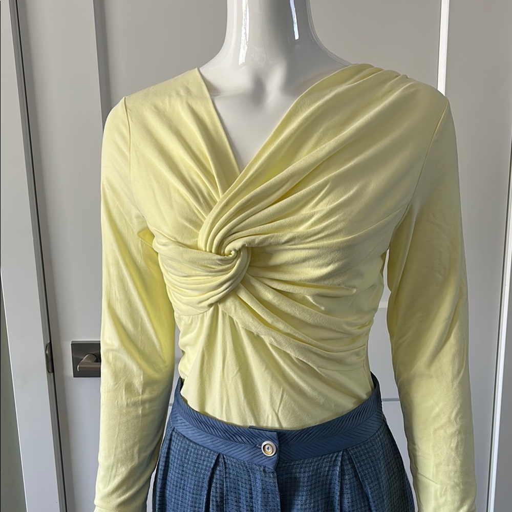 Birgitte Herskind Bamboo Twist Lemon Top - Picture 3 of 12